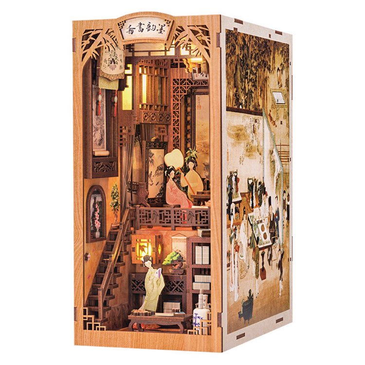 Ink Rhyme Bookstore Book Nook | Amharb (Dust Cover Included)